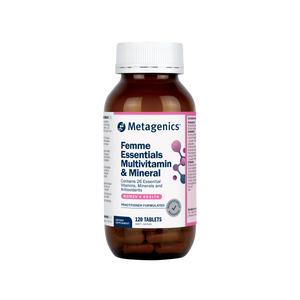 A supplement called Femme Essentials Multivitamin & Mineral by Metagenics.