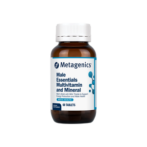 A supplement called Male Essentials Multivitamin and Mineral by Metagenics.