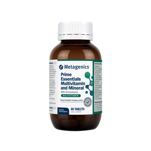 A supplement called Prime Essentials Multivitamin and Mineral by Metagenics.