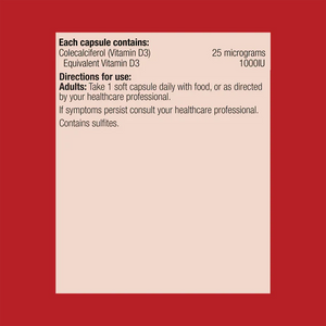 A list of ingredients including Colecalciferol, vitamin d3.