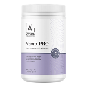 A Supplement container with the name Macro-Pro by Activated Therapeutics.