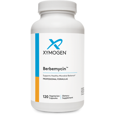 A Supplement container with the name Berbemycin by Xymogen.