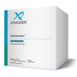 A Supplement box with the name BrainSustain (Creamy Chocolate) by Xymogen.