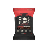 A Supplement packet of Chief Biltong with Chilli (30g) by Chief Nutrition.