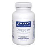 A Supplement container with the name Choleste Pure Pluss II by Pure encapsulations.