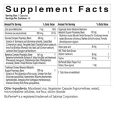 Ingredients: Zinc, Chromium, Glucose Complex Proprietary Blend, Berberine Complex Proprietary Blend, Traditional Chinese Botanical Metabolic Support Proprietary Blend, Organically Grown Medicinal Mushroom Metabolic Support Proprietary Blend, Alpha Lipoic Acid, Milk Thistle seed extract, BioPerine.