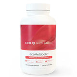 A Supplement container with the name ecoMetabolic (formerly Advanced Glucose Support) by ecoNugenics.