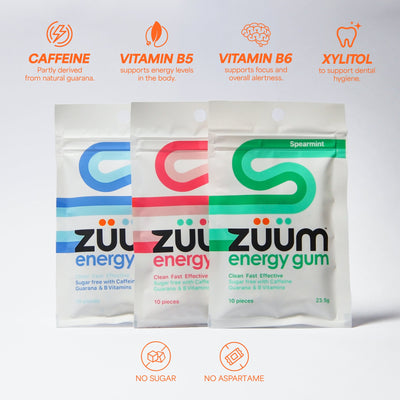 Zuum Gum 3pk - Mixed Flavours