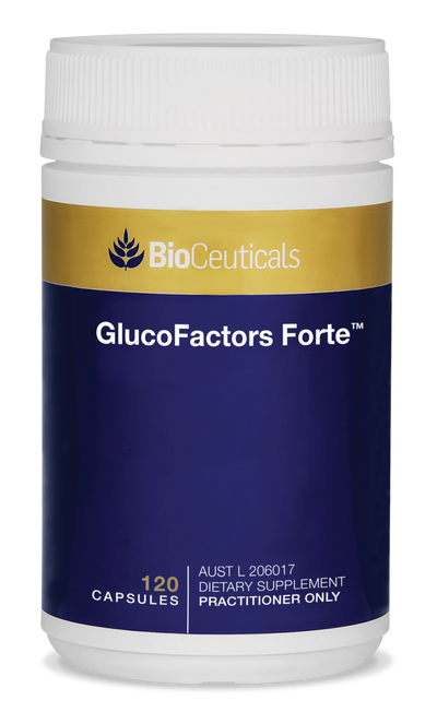 Product image of Bioceuticals GlucoFactors Forte 120 capsules