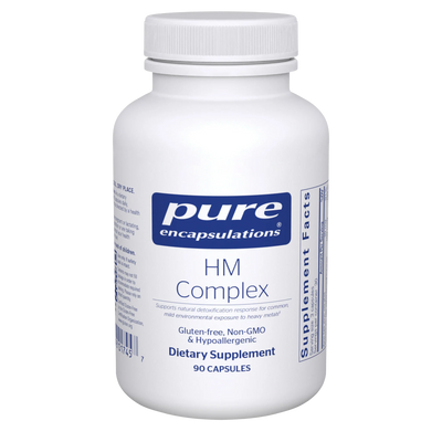 A Supplement container with the name HM Complex (90 Caps) by Pure Encapsulations.