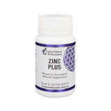 A supplement bottle called Zinc Plus by Interclinical