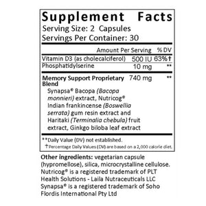 Ingredients: Vitamin D3, Phosphatidylserine