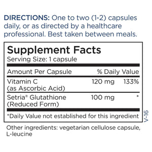 Ingredients: Vitamin C, Setria Glutathione.