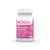 A Supplement container with the name Menopause Complete by Omne Diem.