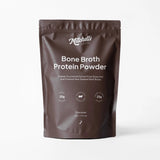 A Supplement pouch with the name Bone Broth Protein Powder  (Chocolate) by Mitchell's Nutrition
