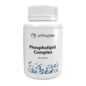 A Supplement container with the name Phospholipid Complex by Orthoplex White