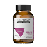 A Supplement container with the name Ova-all Ovary Care by Theronomic.