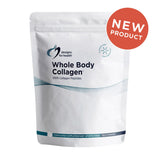 A Supplement pouch with the name Whole Body Collage by Desighns for health.