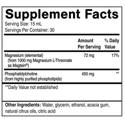 Ingredients: Magnesium, Phosphatidylcholine. 
