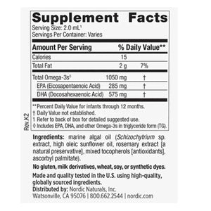 Ingredients: Omega-3s, EPA (Eicosapentaenoic Acid), DHA (Docosahexaenoic Acid).