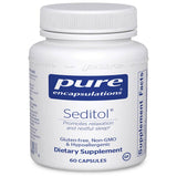 A Supplement container with the name Seditol by Pure Encapsulations.