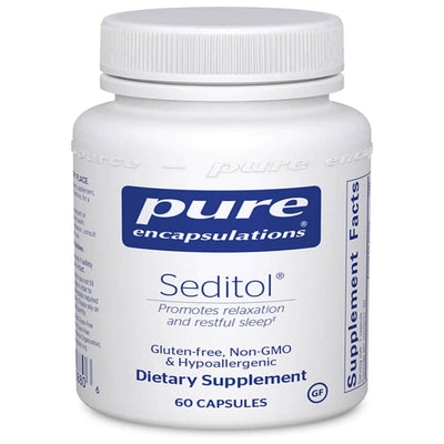 A Supplement container with the name Seditol by Pure Encapsulations.