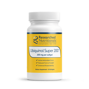 A supplement called Ubiquinol Super 200 by Researched Nutritionals.