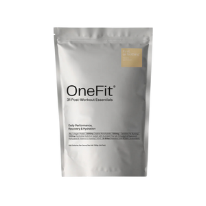 A Supplement pouch with the name OneFit Recovery (Vanilla IceCream) by First or Nothing.