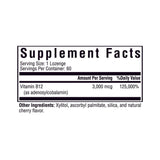 Ingredients including Vitamin B12, Adenosylcobalamin