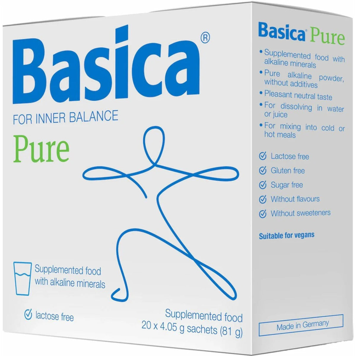 A Supplement box with the name Basica Vital Pure  by BioPractica