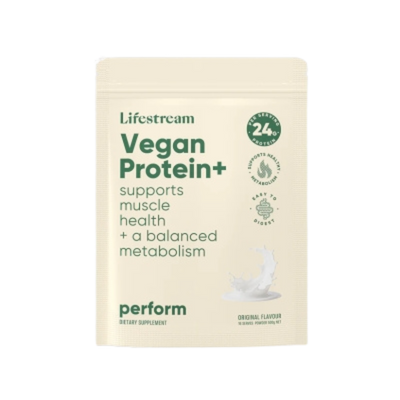 A Supplement Pouch with the name Vegan Protein + (Original Flavour) by LifeSteam