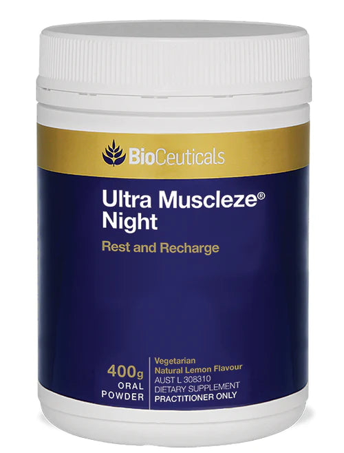 A supplement called Ultra Muscleze Night by Bioceuticals