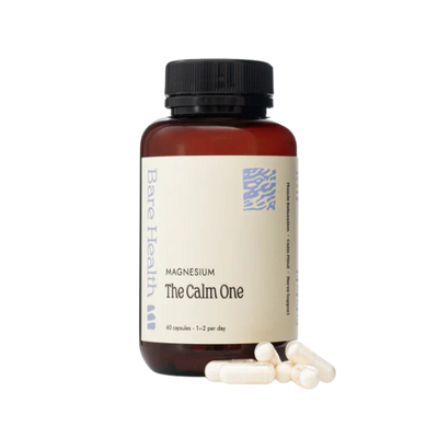 A Supplement container with the name The Calm One (60 Caps) by Bare Health.