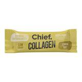 A Single Chief Collagen bar (Lemon Tart 45g) by Chief Nutrition.
