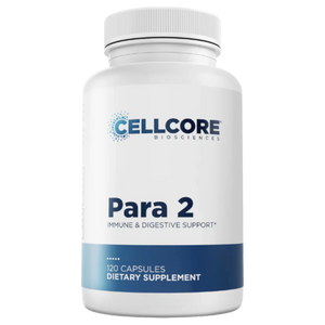 A Supplement container with the name Para 2 by Cellcore .