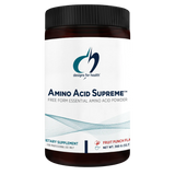 A Supplement container with the name Amino Acid Supreme by Designs for Health.