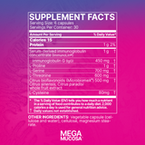 Ingredients: 180Caps Serum-derived immunoglobulin concentrate, Immunoglobulin G, L-Proline, L-Serine, L-Threonine, Citrus bioflavonoids (Microbiomex), Citrus sinensis citrus paradisi whole fruit extract, L-Cysteine.