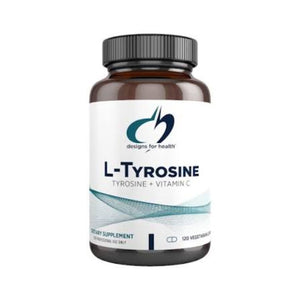 A Supplement container with the name L-Tyrosine by Designs for Health