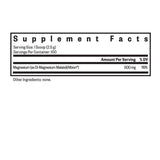 Ingredients: Magnesium (as Di-Magnesium Malate) (Albion)