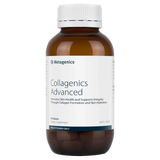 A Supplement container with the name Collagenics Advanced by Metagenics.
