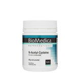 A Supplement container with the name N-Acetyl-Cysteine (NAC) by BioMedica