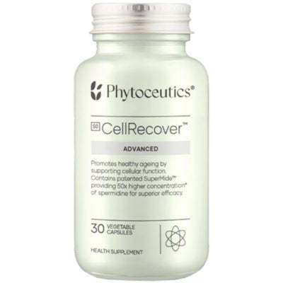 A Supplement container with the name CellRecover Advanced y Phytoceutics