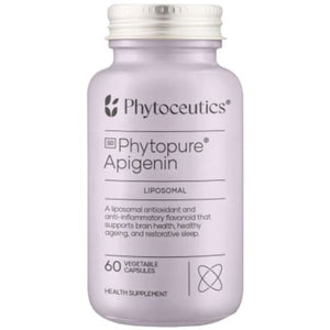 A Supplement container with the name Phytopure Apigenin by Phytoceutics.