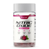 A Supplement container with the name Nitric Oxide Cherry Gummies by nap Supplements.