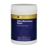 A Supplement container with the name Ultra Muscleze Night (400g ) by BioCeuticals.