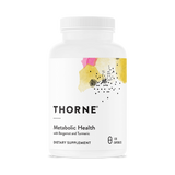 A Supplement container with the name Metabolic Health with Bergamot and Turmeric by Thorne.