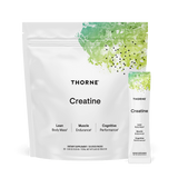 A Supplement bag with 30 stick pack with the name Creatine by Thorne.