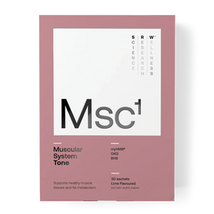 Image of a box, product by SRW Msc1 Muscular System Tone, 30 sachets 