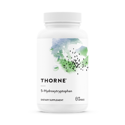 A Supplement with the name 5-Hydroxtryptophan by Thorne.