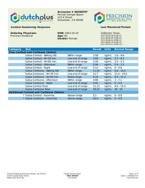 Sample report page 2